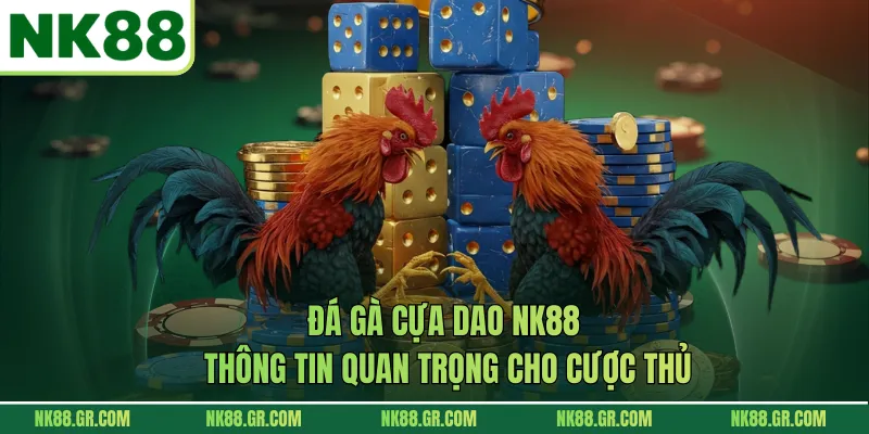 Đá Gà Cựa Dao NK88 - Thông Tin Quan Trọng Cho Cược Thủ